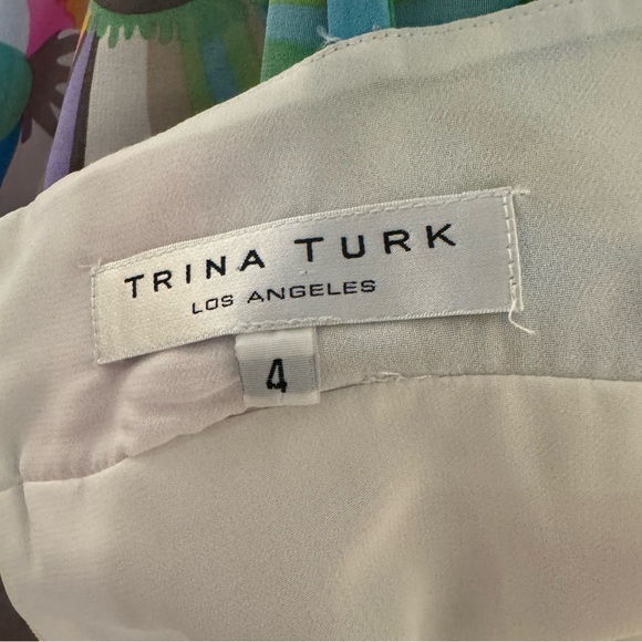 Stunning Silk Trina Turk Floral Maxi Dress - Picture 10 of 10